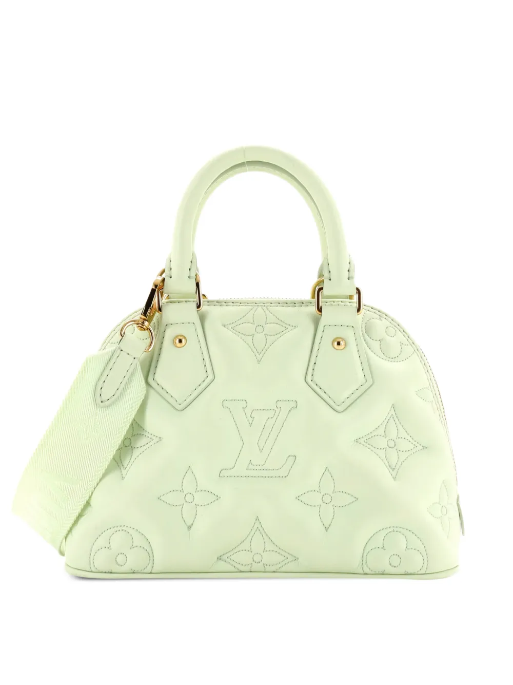 Louis Vuitton Pre-Owned Alma Handbag Bubblegram Leather BB shoulder bag - Verde