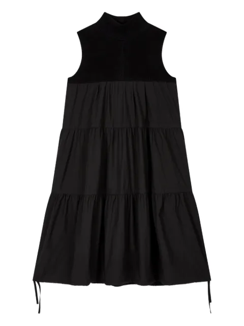 TOMBOY vestido midi con panel fruncido