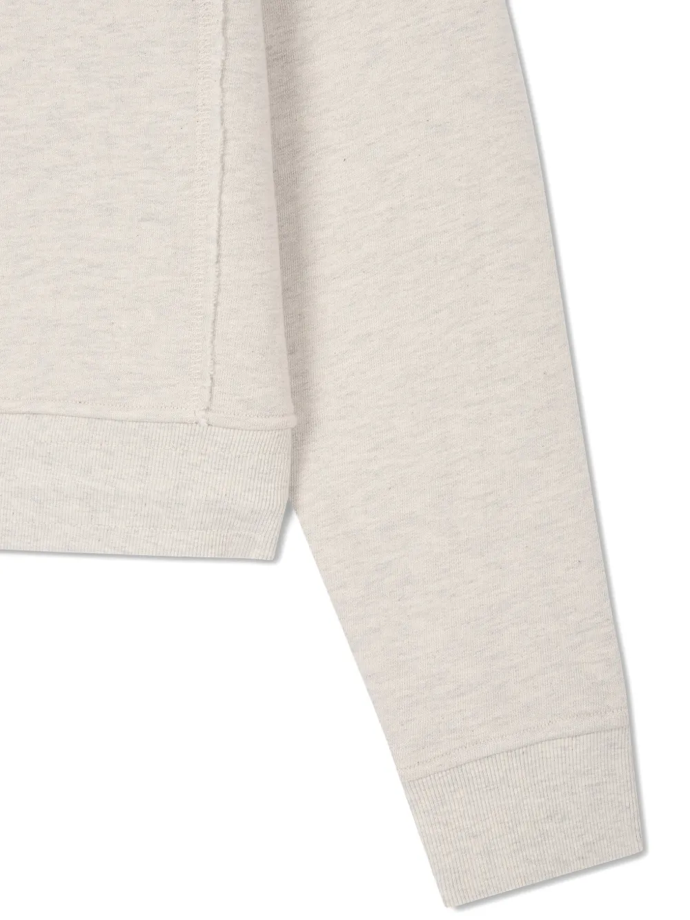 Studio Tomboy Half-zip Sweatshirt In Neutral