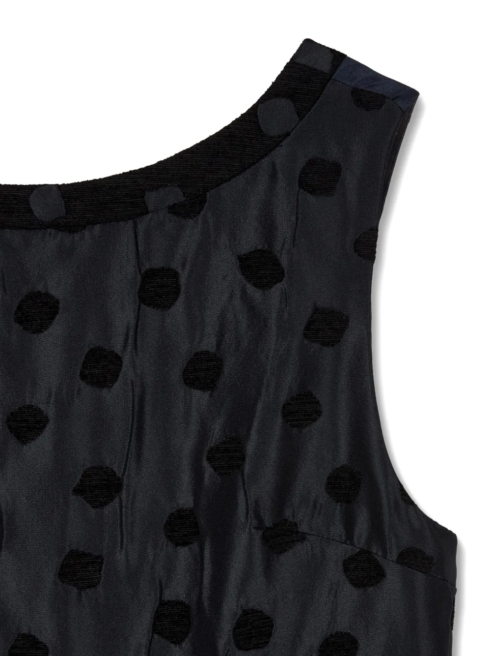 Studio Tomboy Polka-dot Sleeveless Midi Dress In Multi