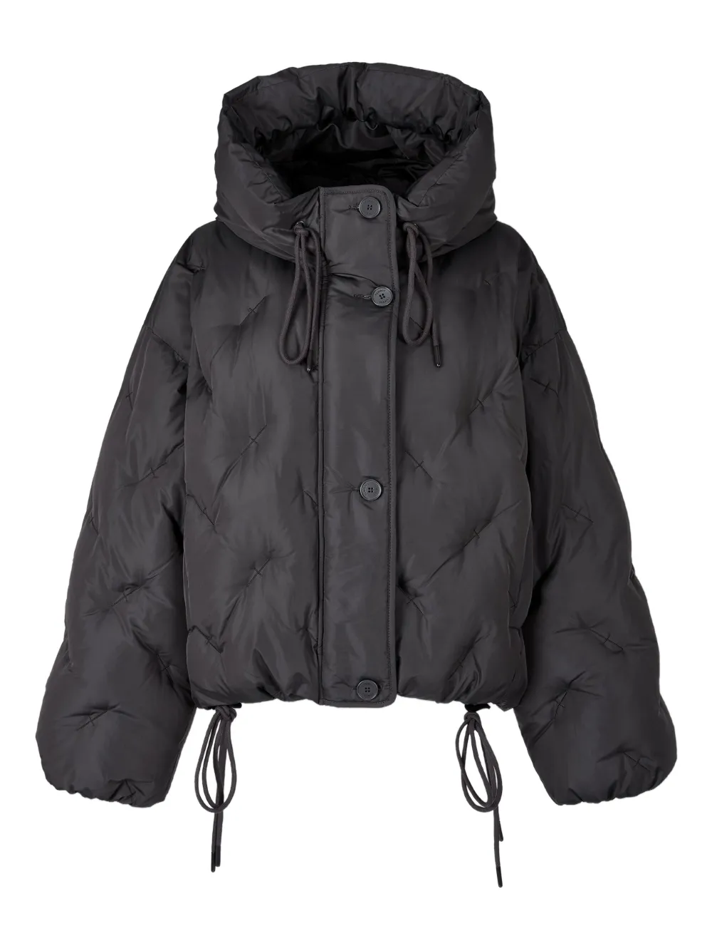 TOMBOY quilted hooded down jacket | gris | Image 1