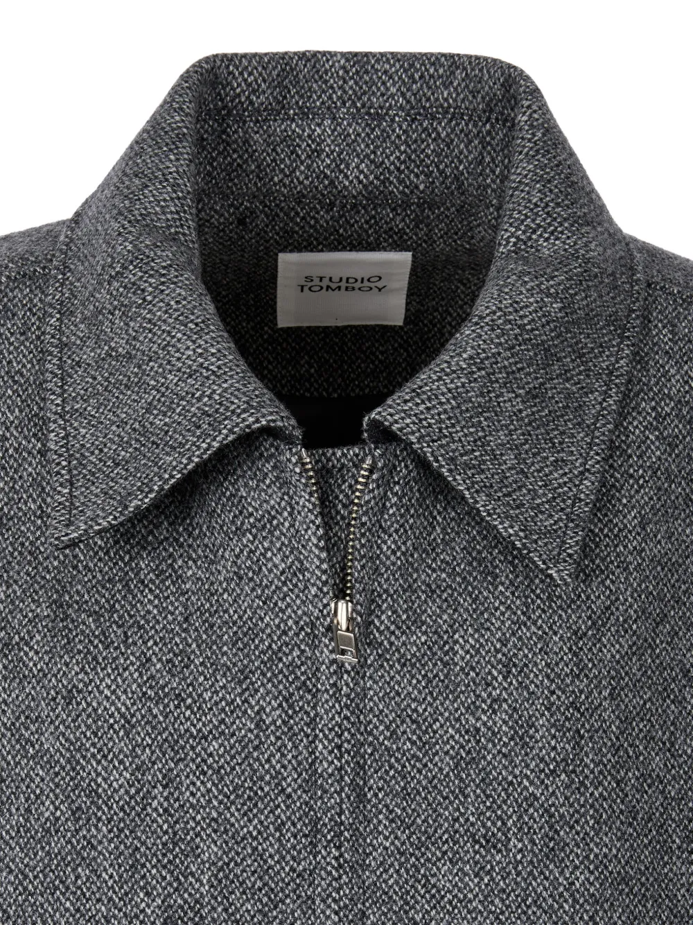 Studio Tomboy Zip-up Jacket In Brown