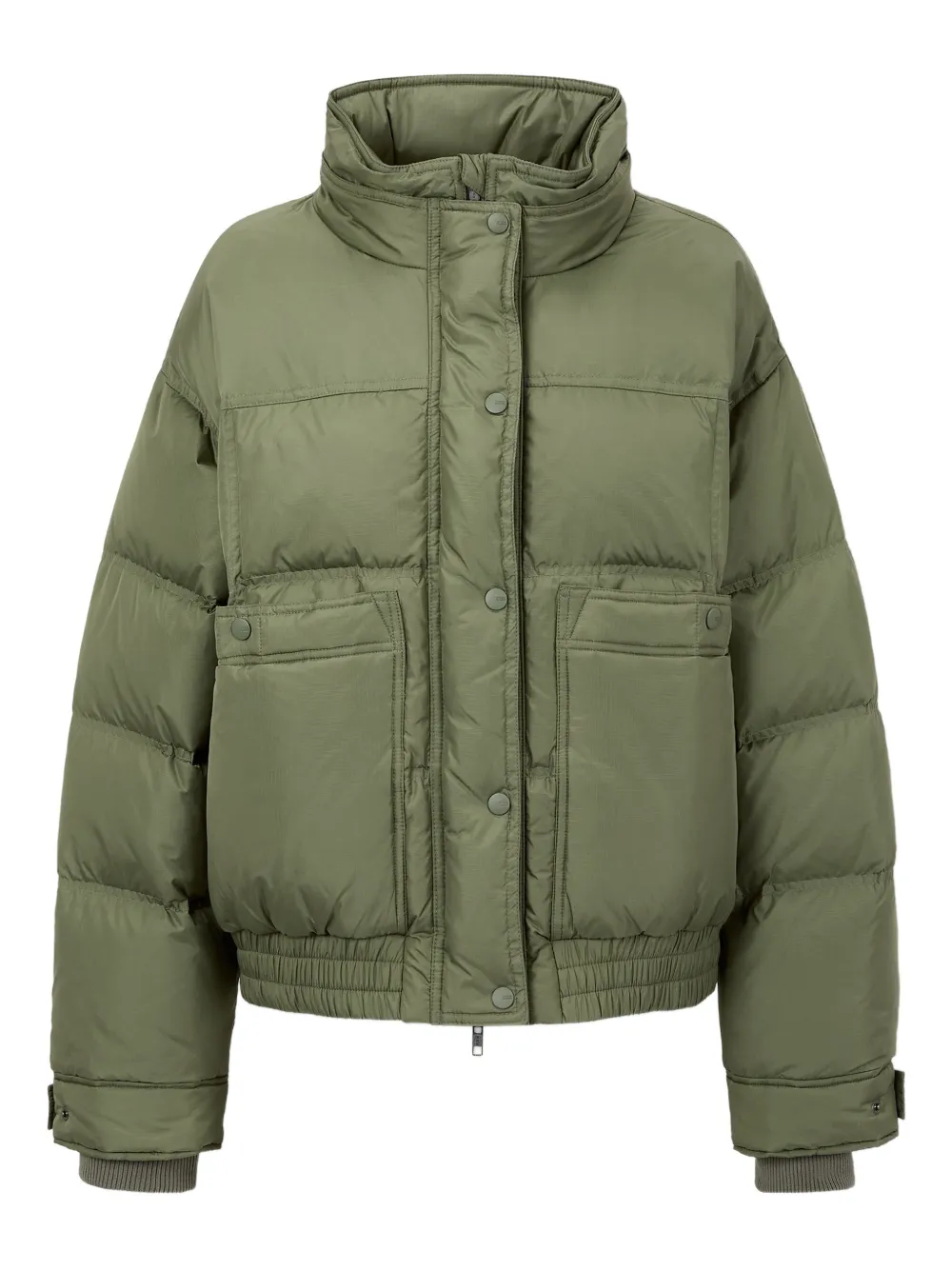 Studio Tomboy Concealed-hood Down Jacket In Gray