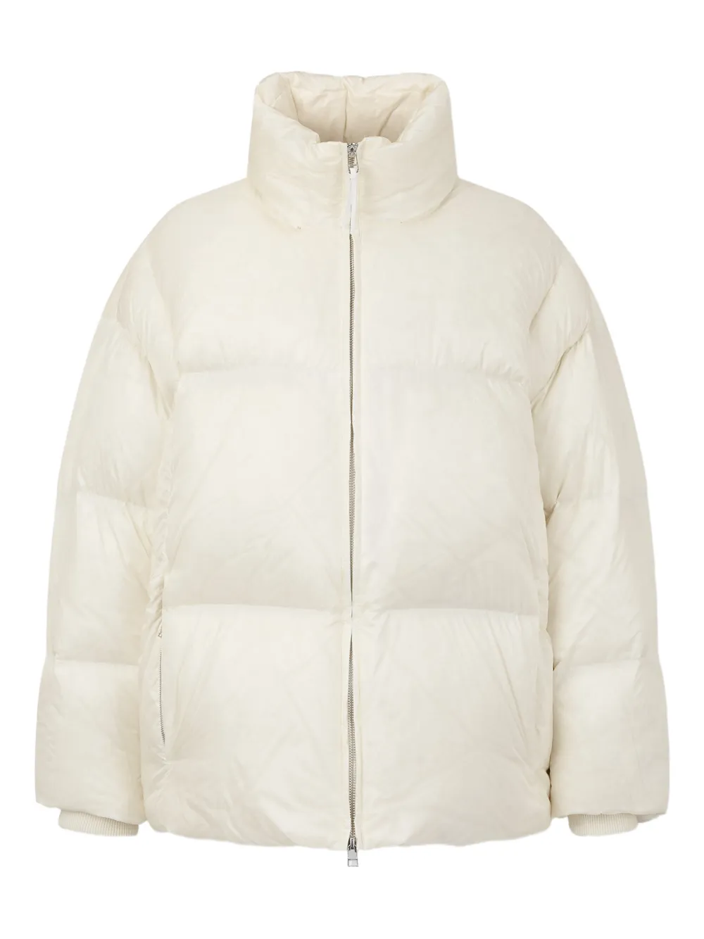 TOMBOY zip-up hooded down jacket - Neutrals