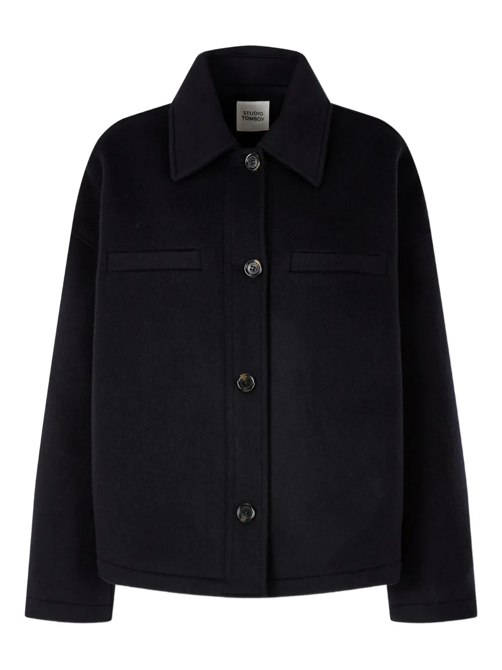 TOMBOY button-front jacket | Black | Image 1