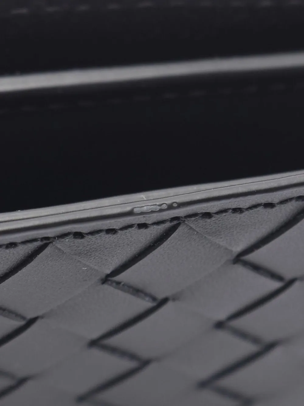 BOTTEGA VENETA Pre-owned 2012-2025 Intrecciato Piccolo Wallet Small Wallets In Black