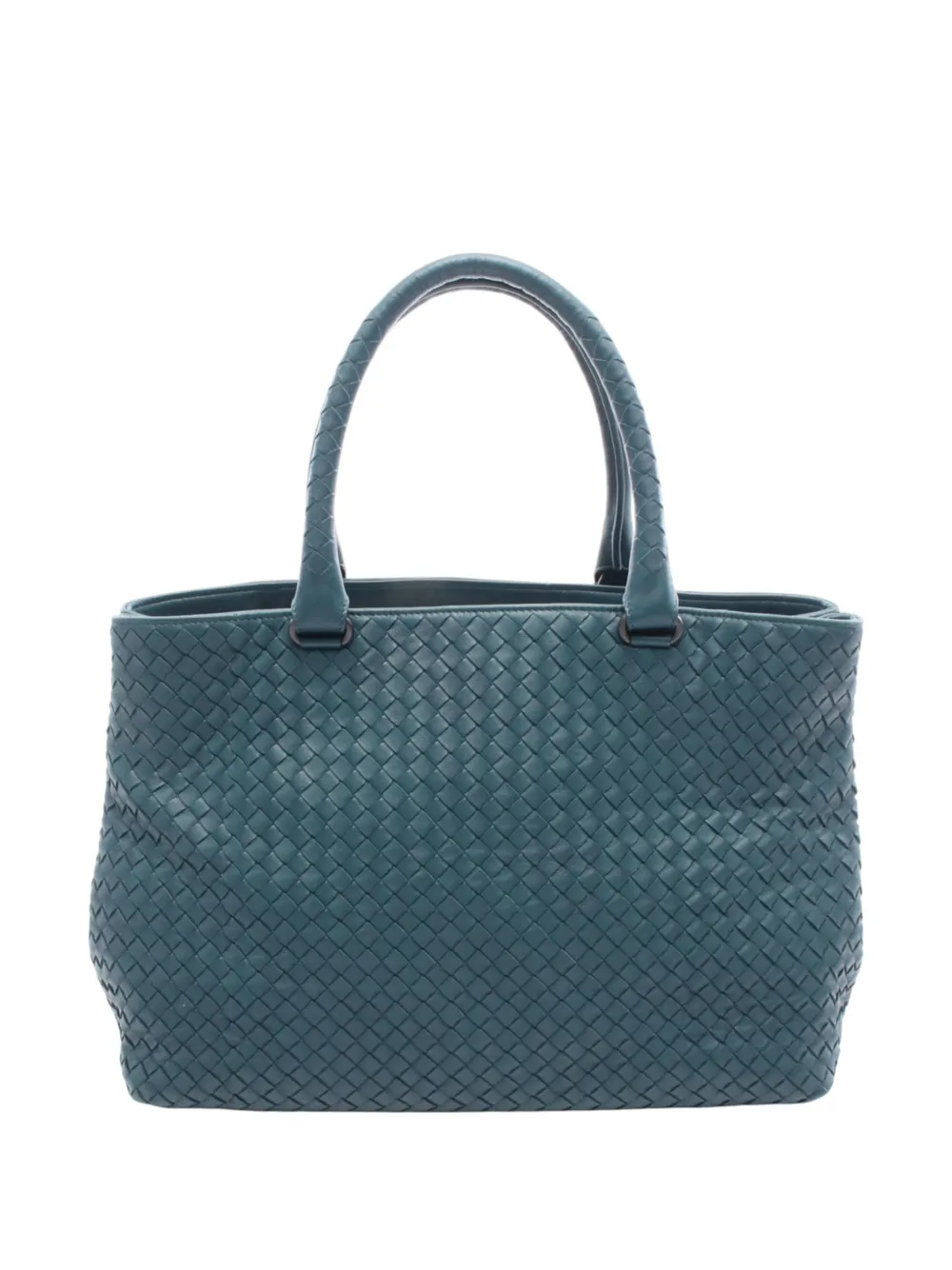 BOTTEGA VENETA Pre-owned 2012-2025 Nappa Intrecciato Tote Bag In Green