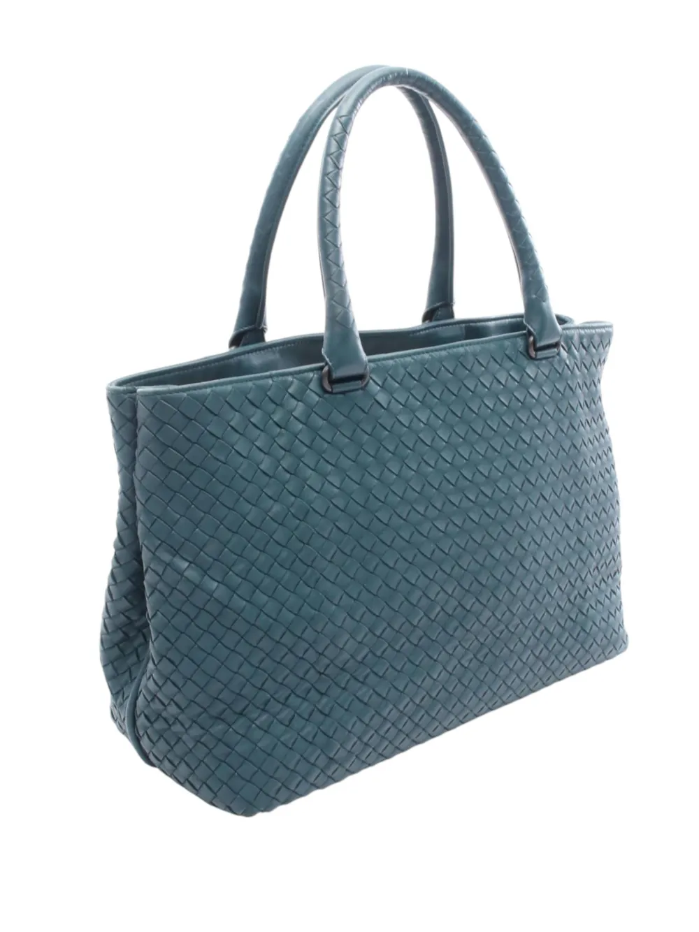 BOTTEGA VENETA Pre-owned 2012-2025 Nappa Intrecciato Tote Bag In Green