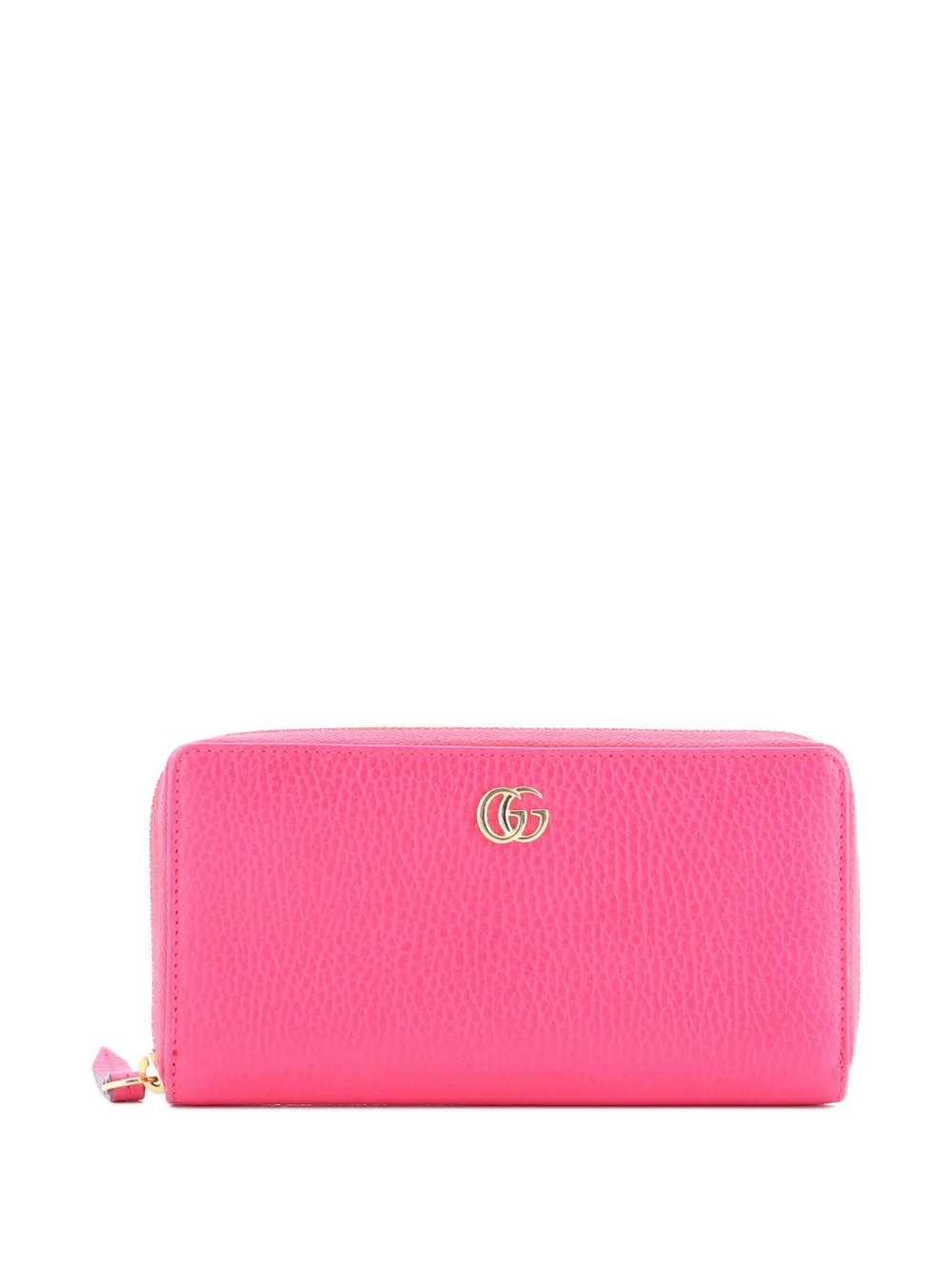 Gucci Pre-Owned GG Marmont Zip Around Wallet Leather small wallets | Pink | Image 1
