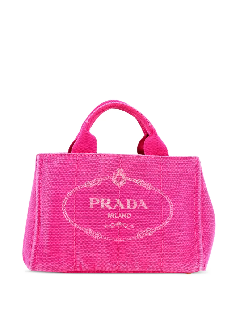 Prada Pre-Owned Canapa Canvas Mini tote bag | Pink | Image 1