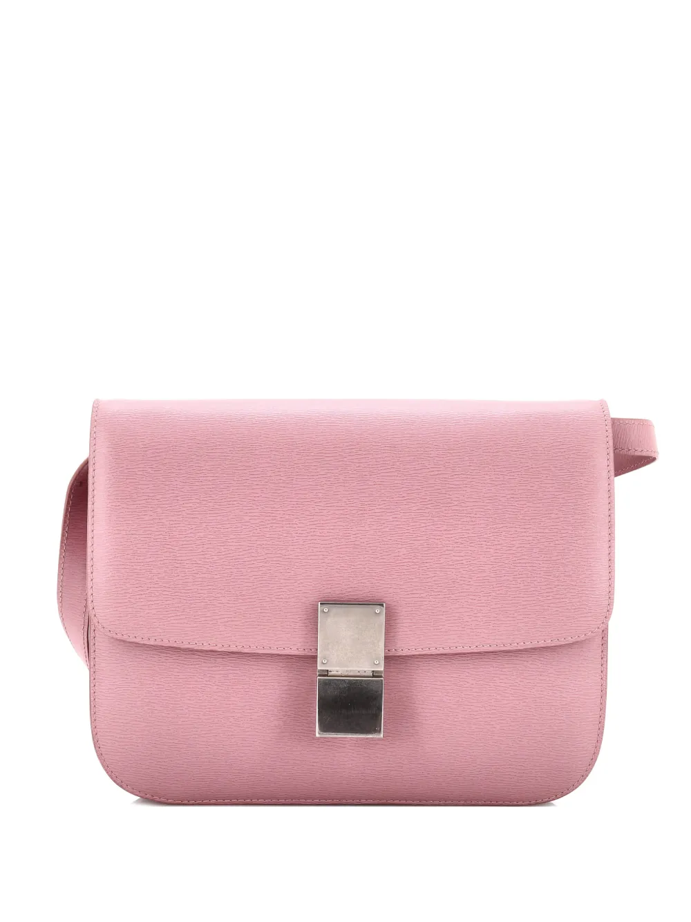 Celine Pre-Owned Classic Box Bag Grainy Leather Medium crossbody bag - Viola