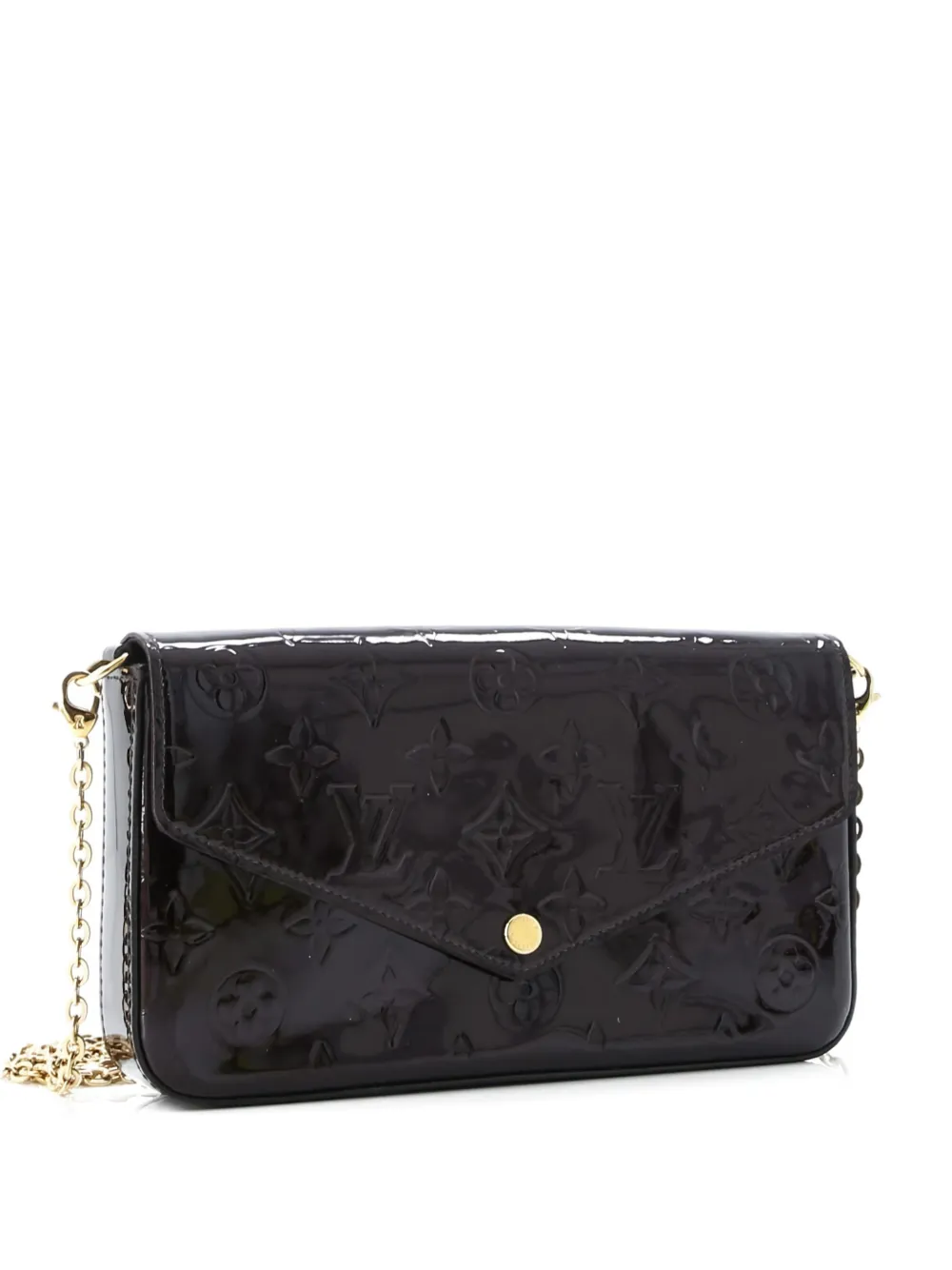 Louis Vuitton Pre-Owned Felicie Pochette Monogram Vernis crossbody bag - Viola