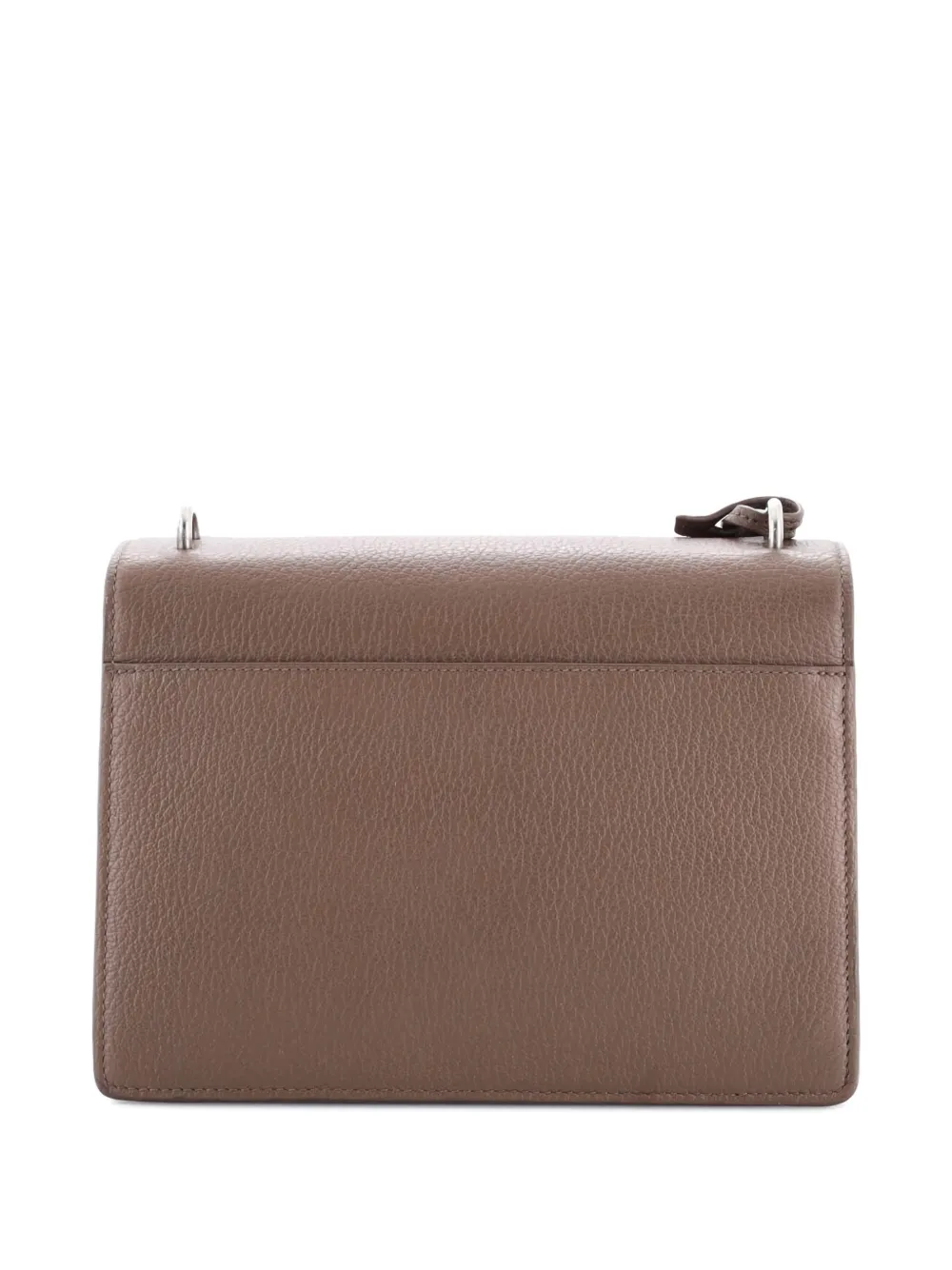 Pre-owned Saint Laurent Sunset Satchel Leather Medium Crossbody Bag In Brown