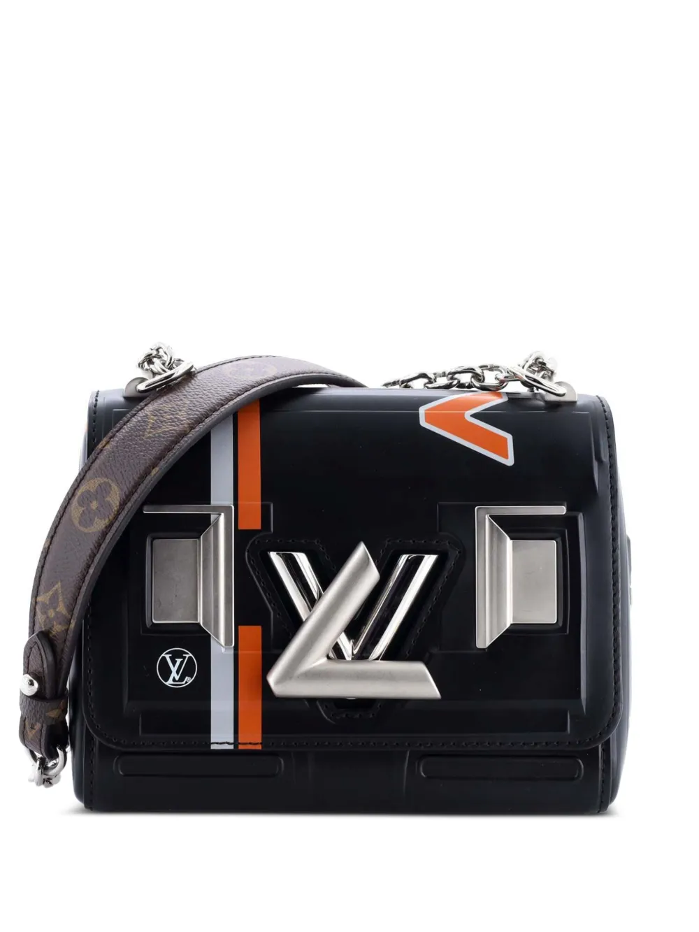 Louis Vuitton Pre-Owned Twist Handbag Limited Edition Embossed Epi Space Leather PM shoulder bag - Nero