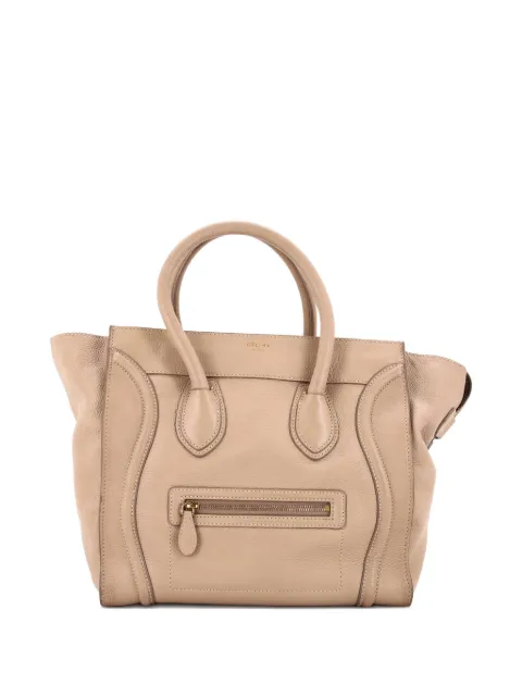 Celine Pre-Owned Luggage Bag Grainy Leather Mini tote bag