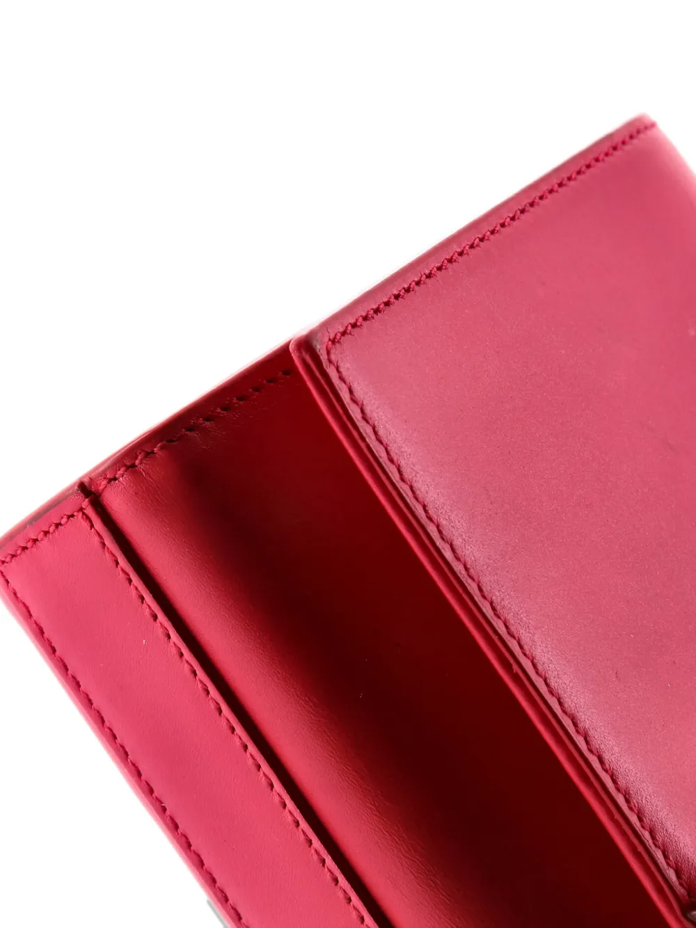 SAINT LAURENT Pre-owned Classic Monogram Tassel Leather Small Crossbody Bag In Pink