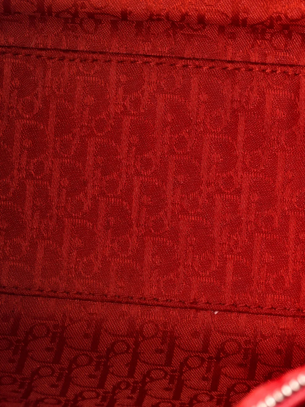 Pre-owned Dior Lady  Bag Cannage Quilt Patent Large Satchel In Red