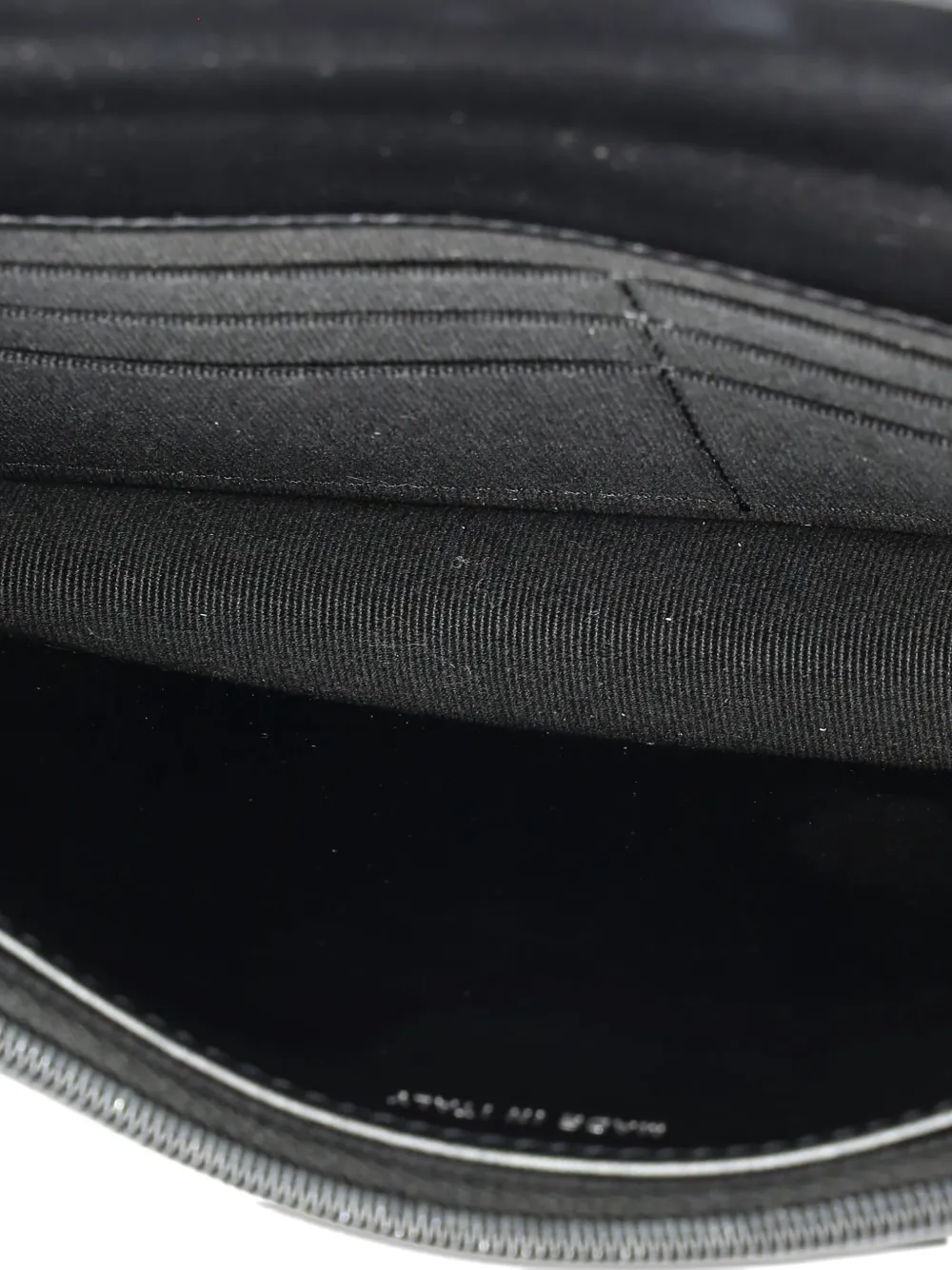 Pre-owned Chanel Top Handle Phone Holder With Chain Quilted Shiny Calfskin With Crystals Crossbody Bag In Black