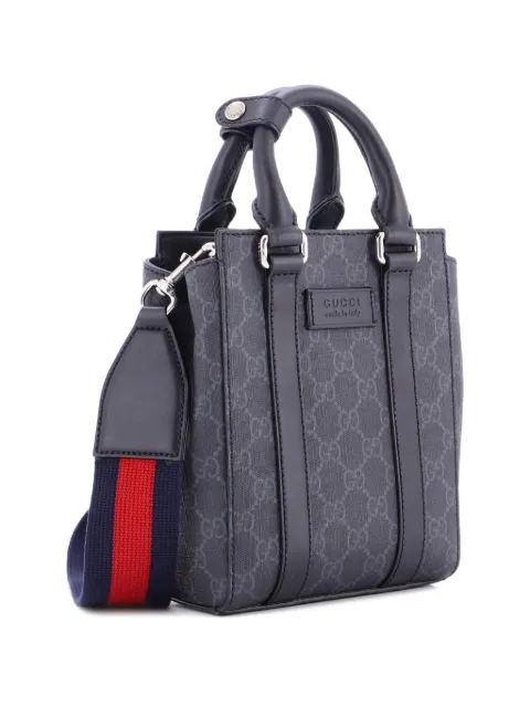 Gucci Pre-Owned Convertible Web Open GG Coated Canvas Mini tote bag