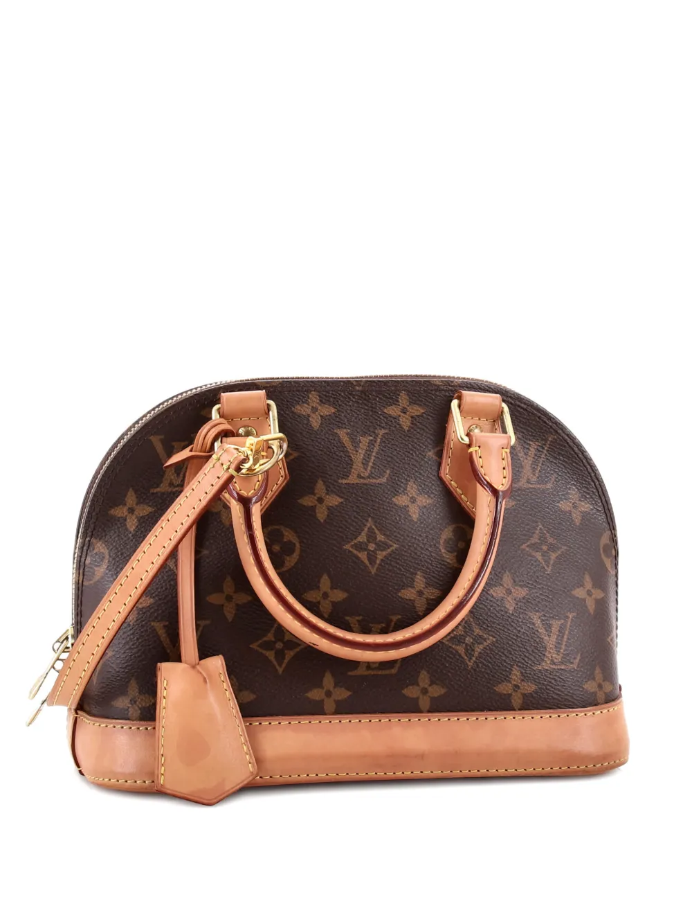 Louis Vuitton Pre-Owned Alma Handbag Monogram Canvas BB crossbody bag - Marrone