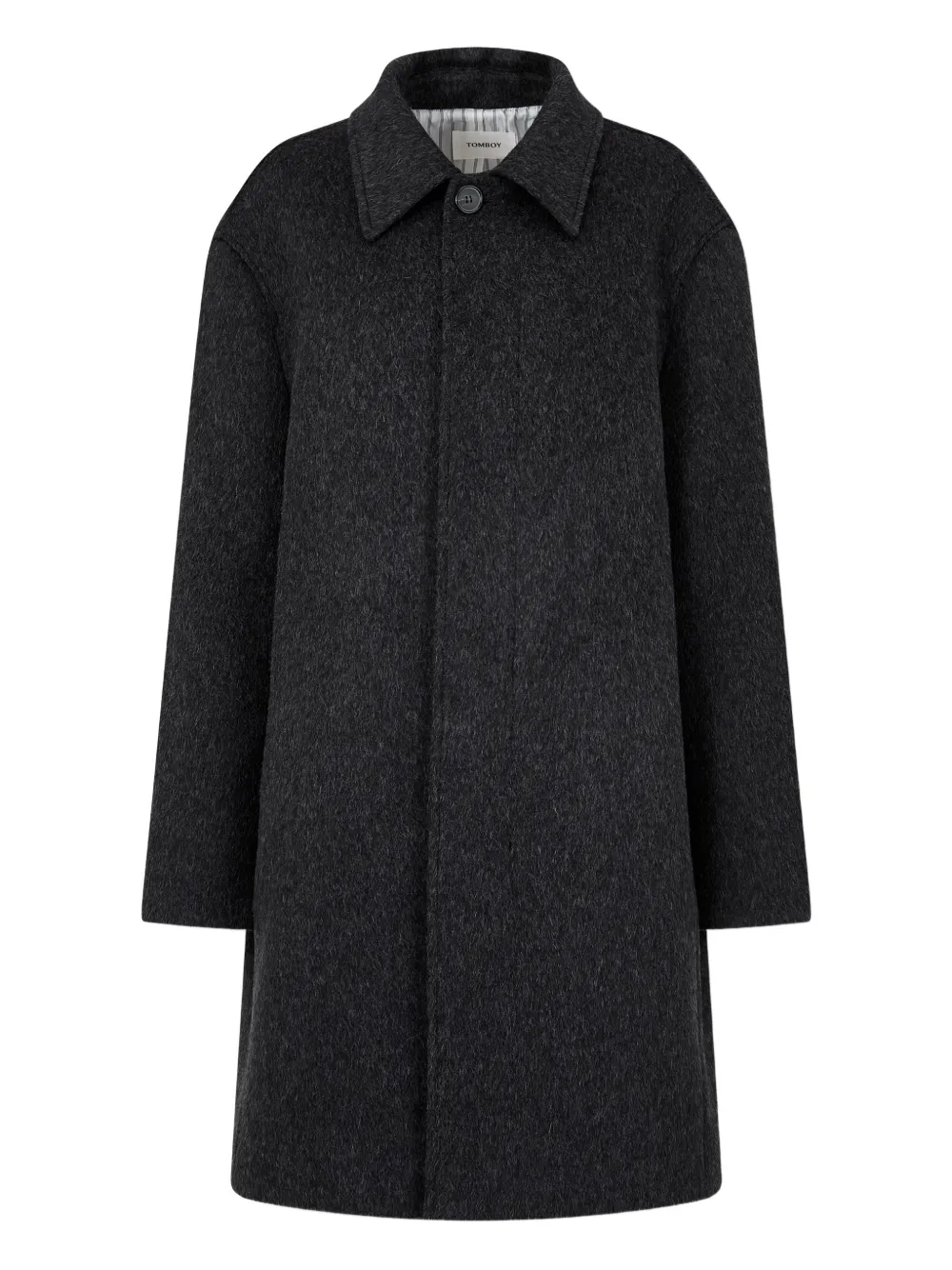 TOMBOY concealed-button coat | Grey | Image 1