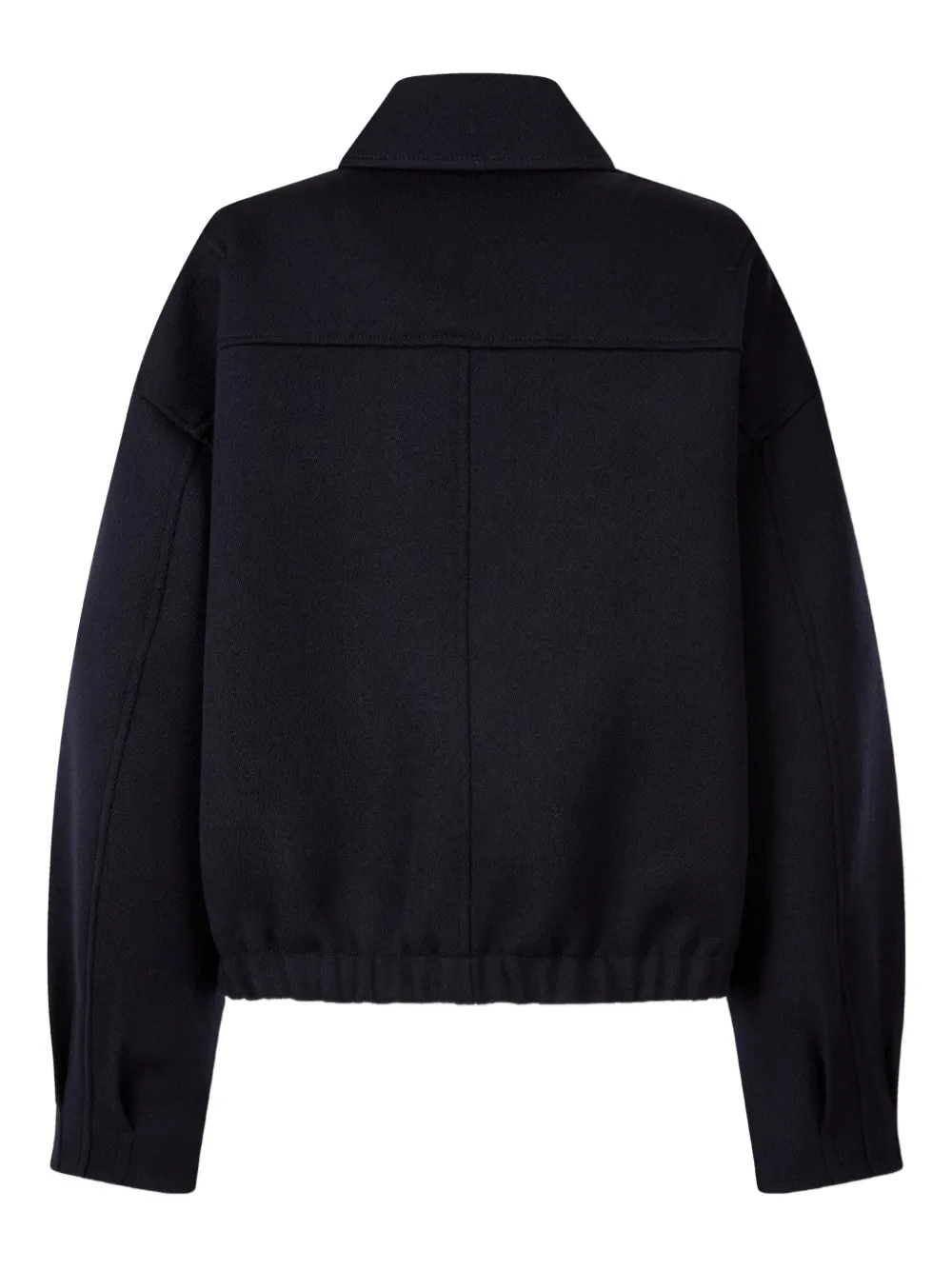  Tomboy Giacca In Lana Con Zip - Blu 