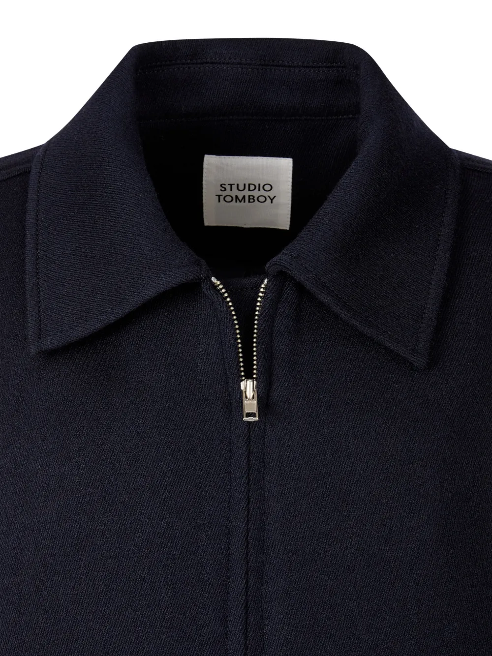  Tomboy Giacca In Lana Con Zip - Blu 