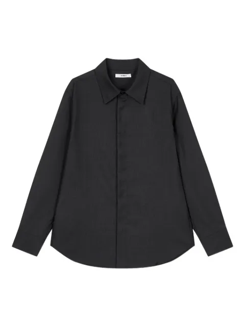 TOMBOY concealed-button shirt