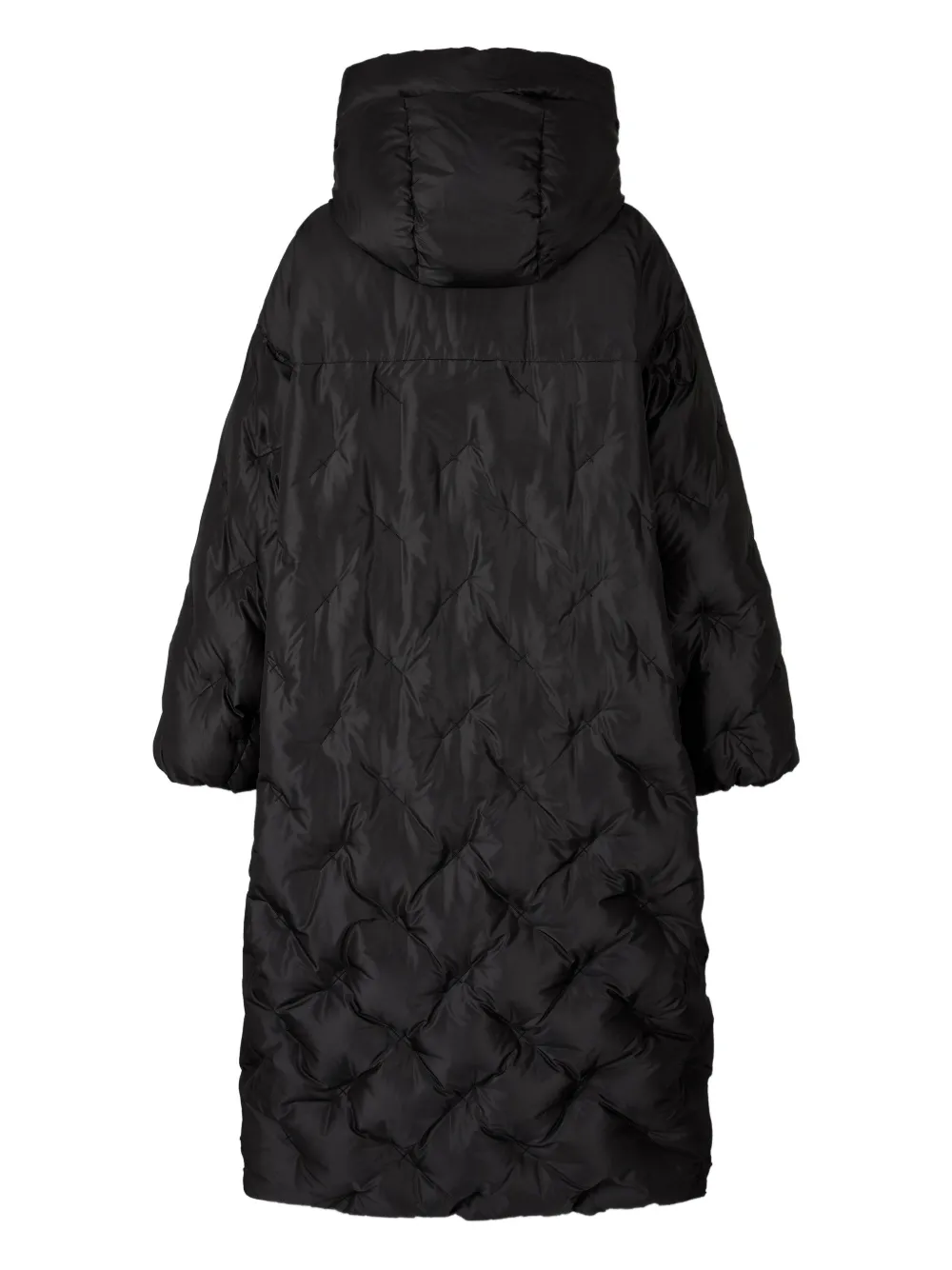 TOMBOY button-fastening hooded long coat | Single Breasted Coats | Image 2