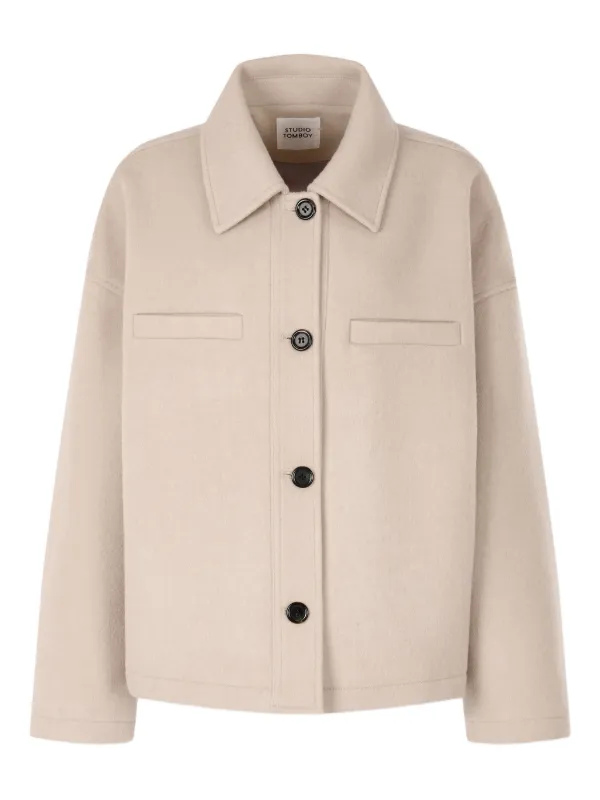 Buttoned Wool Jacket