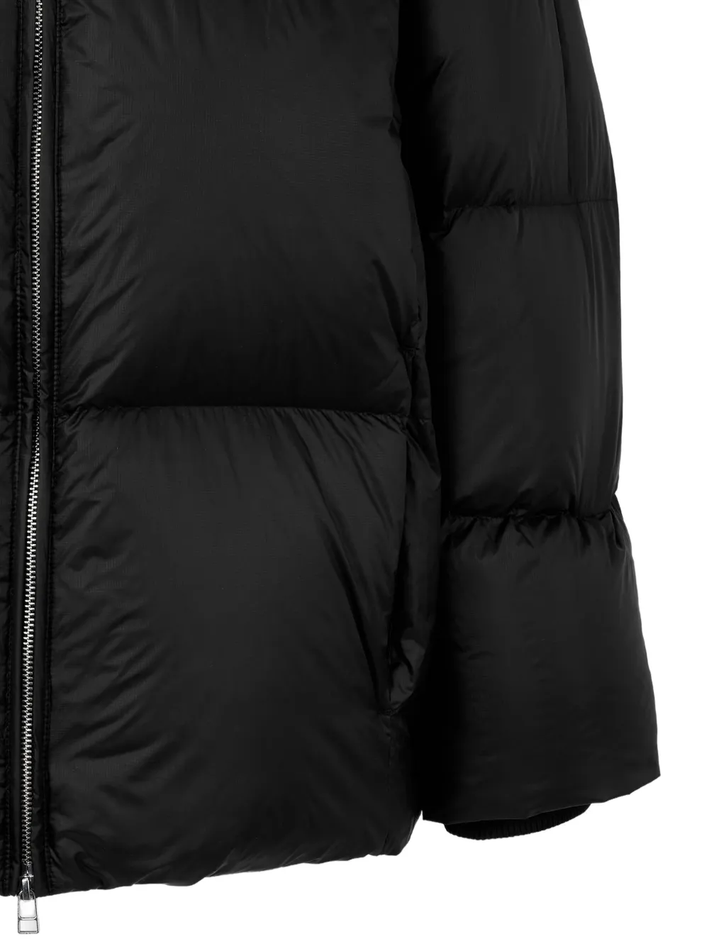 Studio Tomboy Hooded Down Jacket In Black