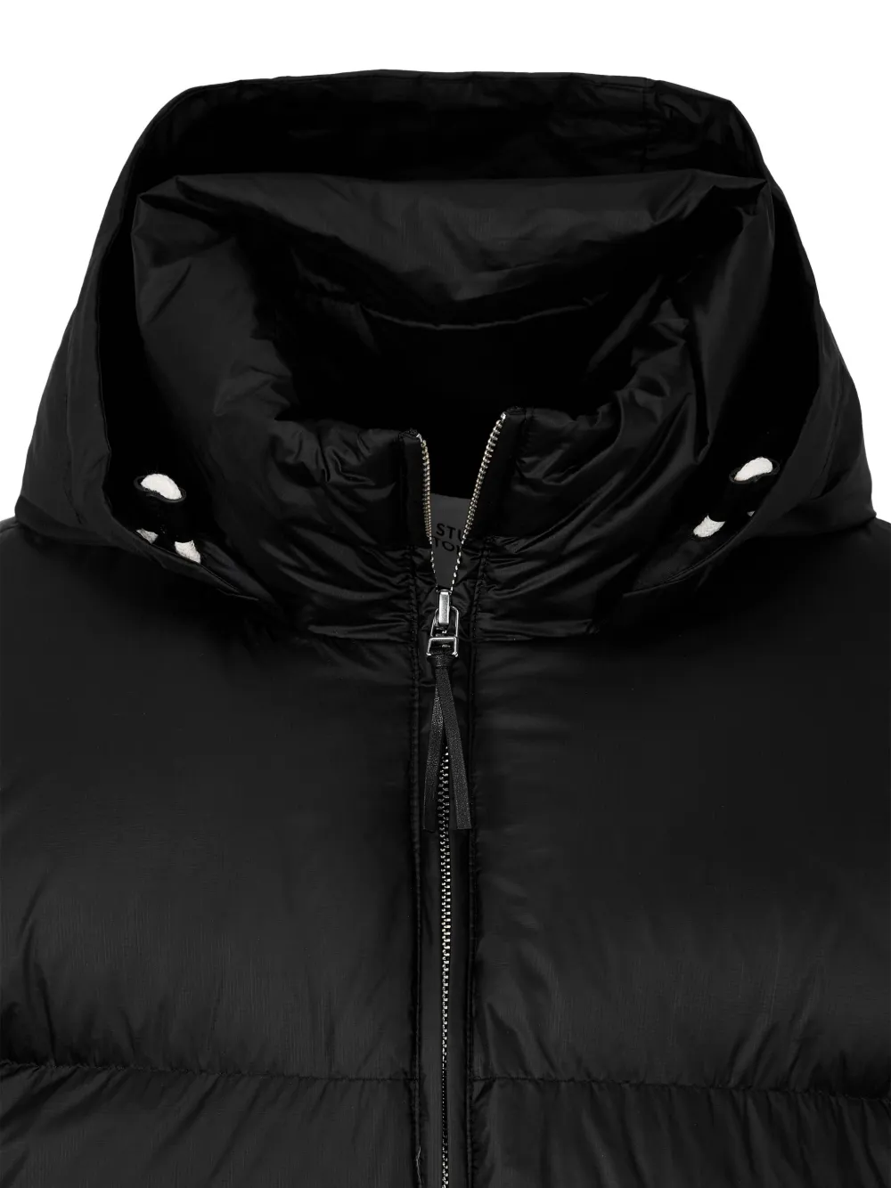 Studio Tomboy Hooded Down Jacket In Black