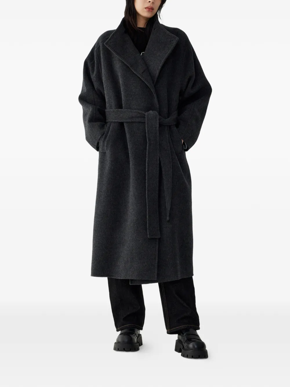 TOMBOY abrigo con cinturón y cuello alto | Abrigos con botones | Image 2