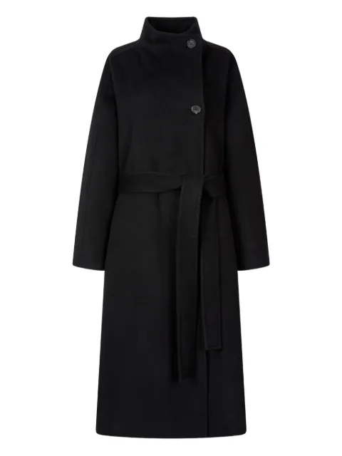 TOMBOY high-neck belted coat