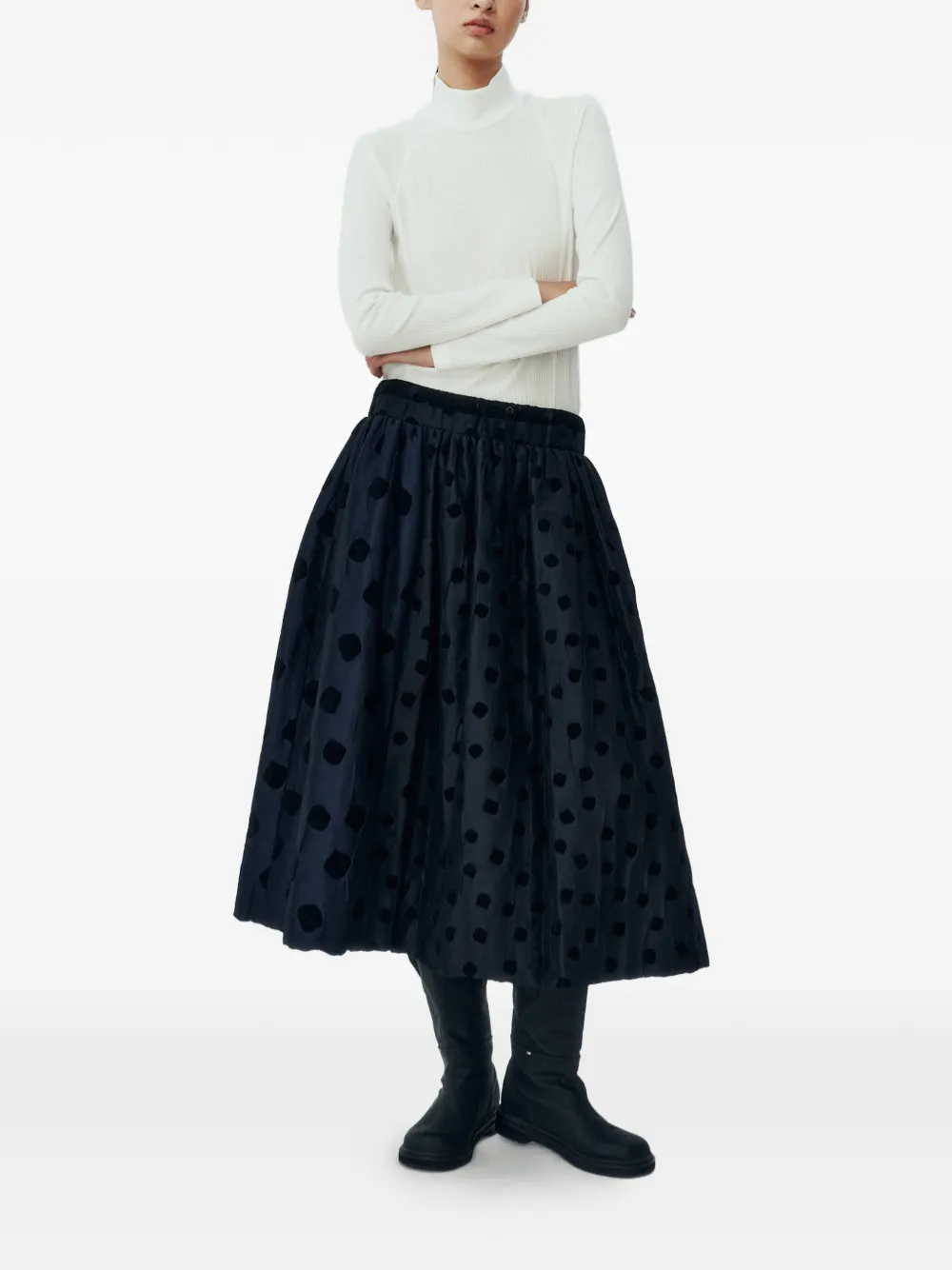 TOMBOY jupe mi-longue à pois | Jupes trapèze | Image 2
