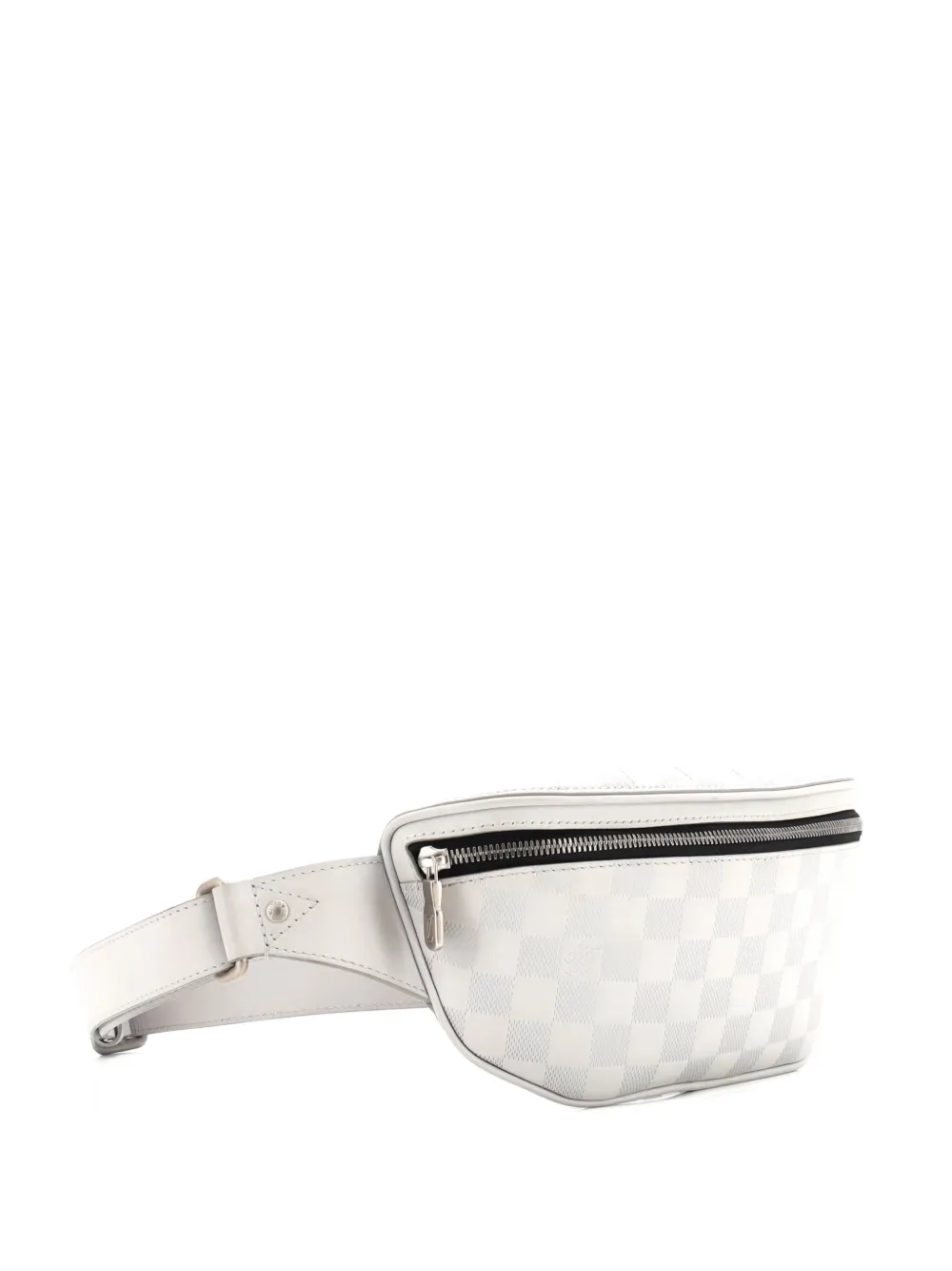 Pre-owned Louis Vuitton Campus Bumbag Damier Infini Leather Belt Bag In Gray