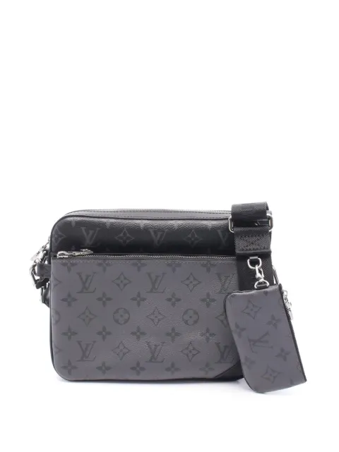 Louis Vuitton Pre-Owned 2021-2025 Monogram Eclipse Trio Messenger crossbody bag