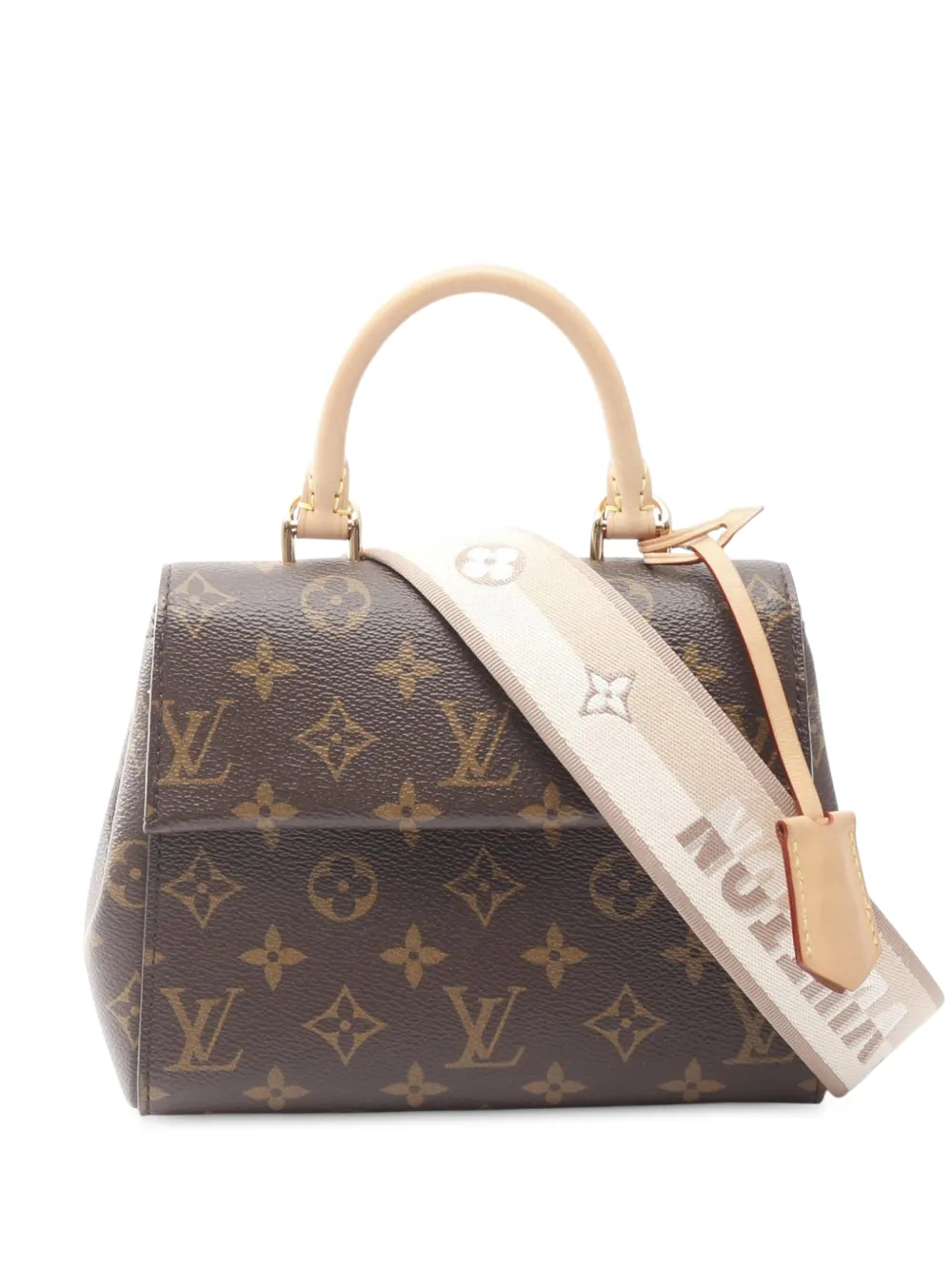 Louis Vuitton Pre-Owned 2021-2025 Monogram Mini Cluny satchel - Marrone