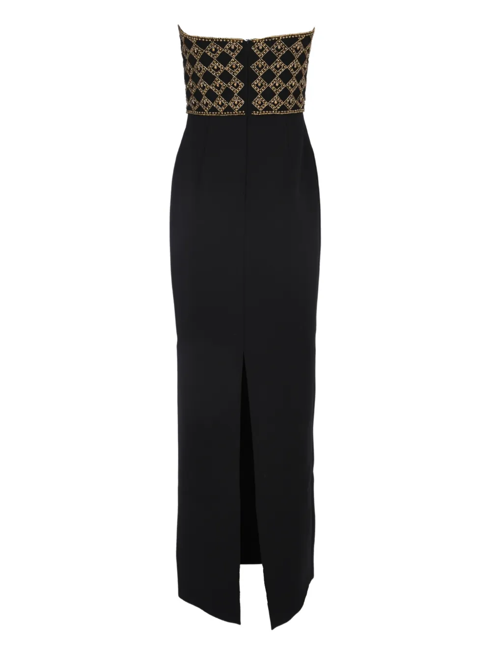 Rebecca Vallance Vesper verfraaide maxi-jurk Zwart