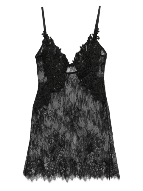 Alchemy x Lia Aram lace beaded mini dress