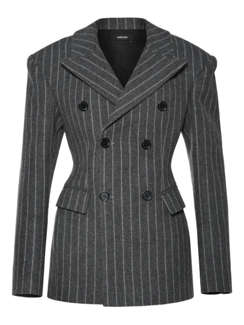 ANOUKI double-breasted striped blazer