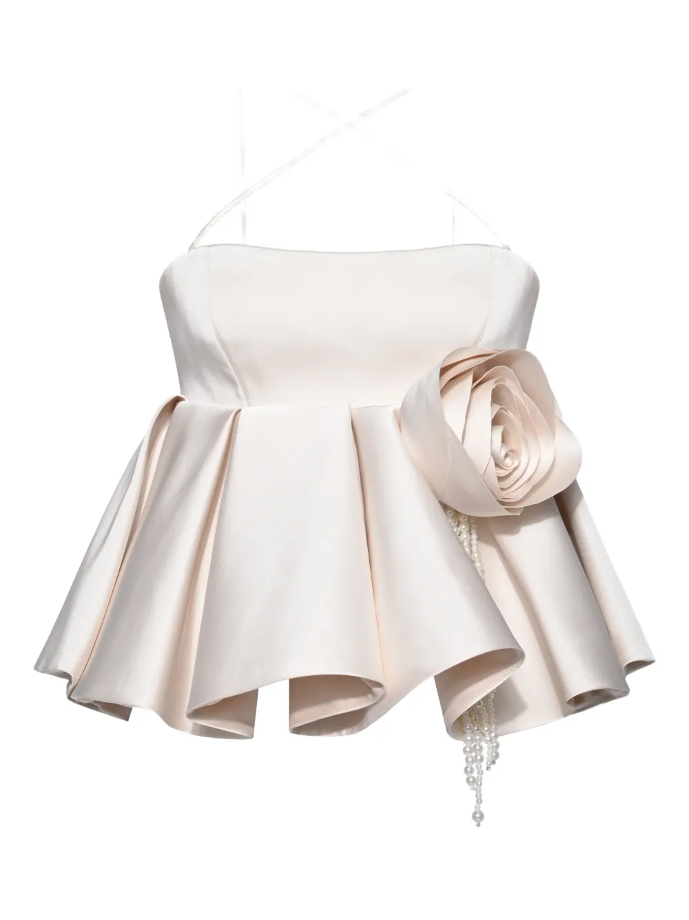 Anouki Floral-appliqué Top In Neutral