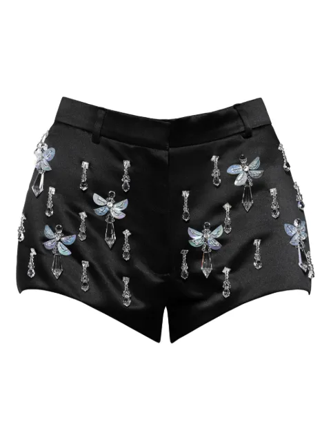 ANOUKI crystal-embellished shorts