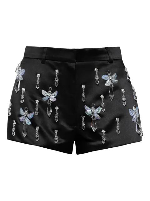ANOUKI crystal-embellished shorts