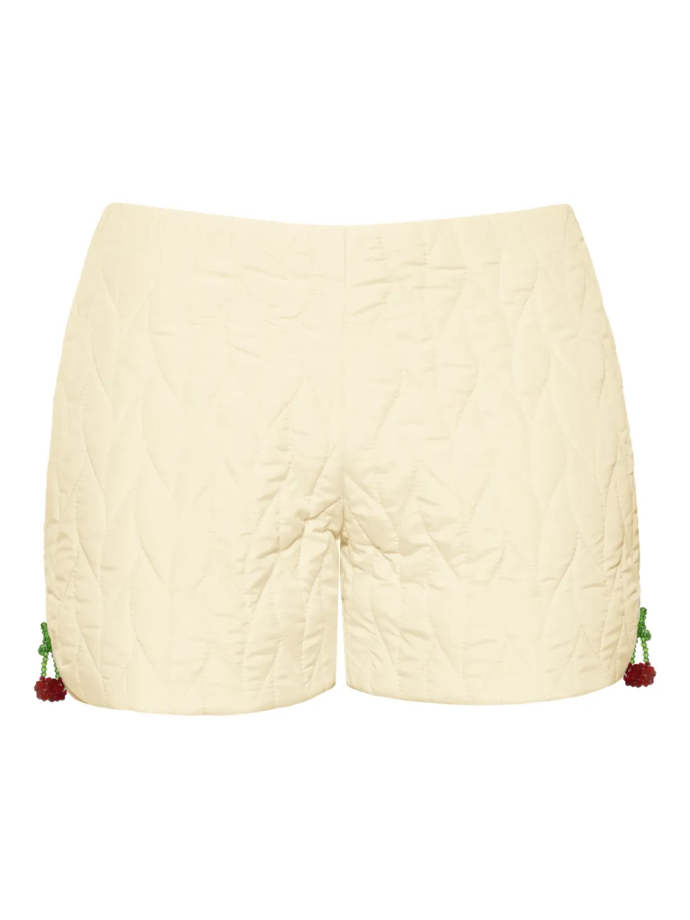 ANOUKI quilted shorts – Yellow
