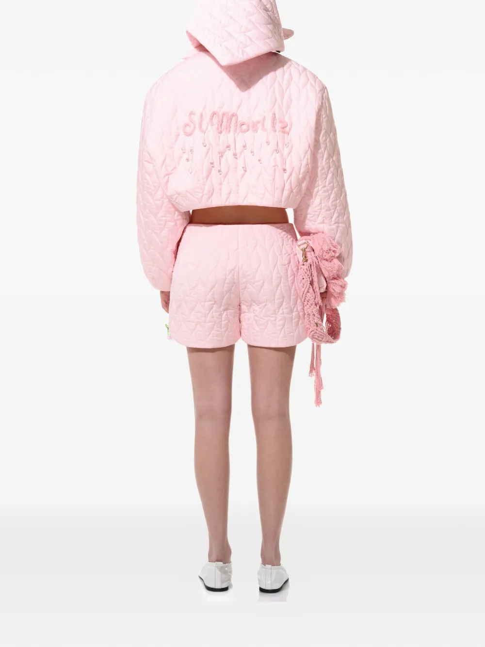  Anouki Quilted Shorts - Pink 
