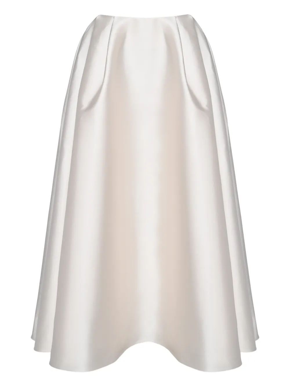 ANOUKI A-line midi skirt - Toni neutri