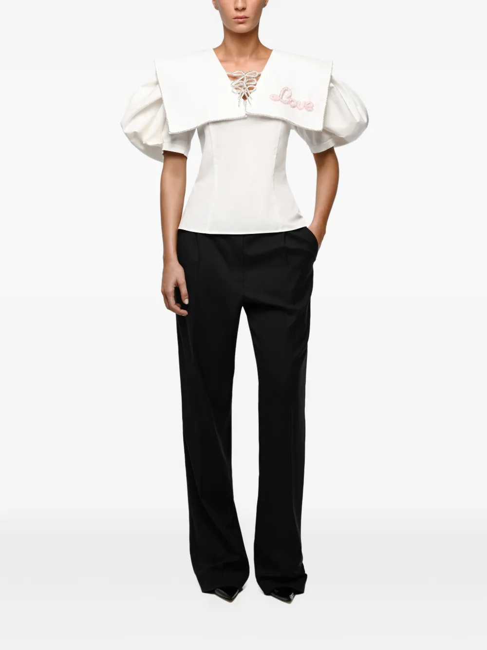 ANOUKI embroidered cotton blouse | Blouses | Image 2