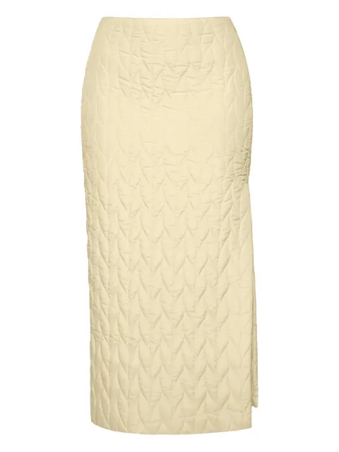 ANOUKI falda midi capitonada