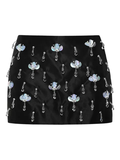 ANOUKI crystal-embellished mini skirt